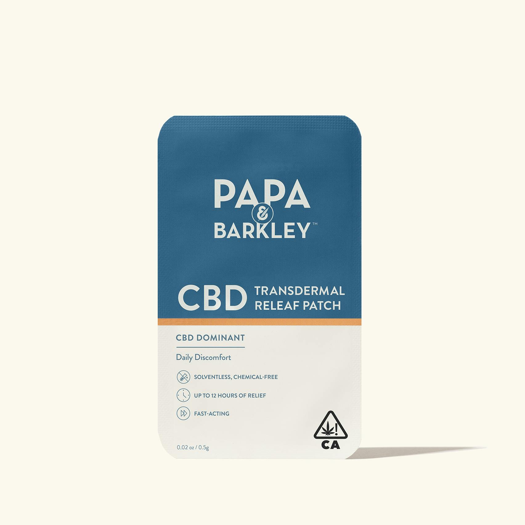 PB CA CBD Patch Pouch Product Image PDP Main Gallery Cream 01
