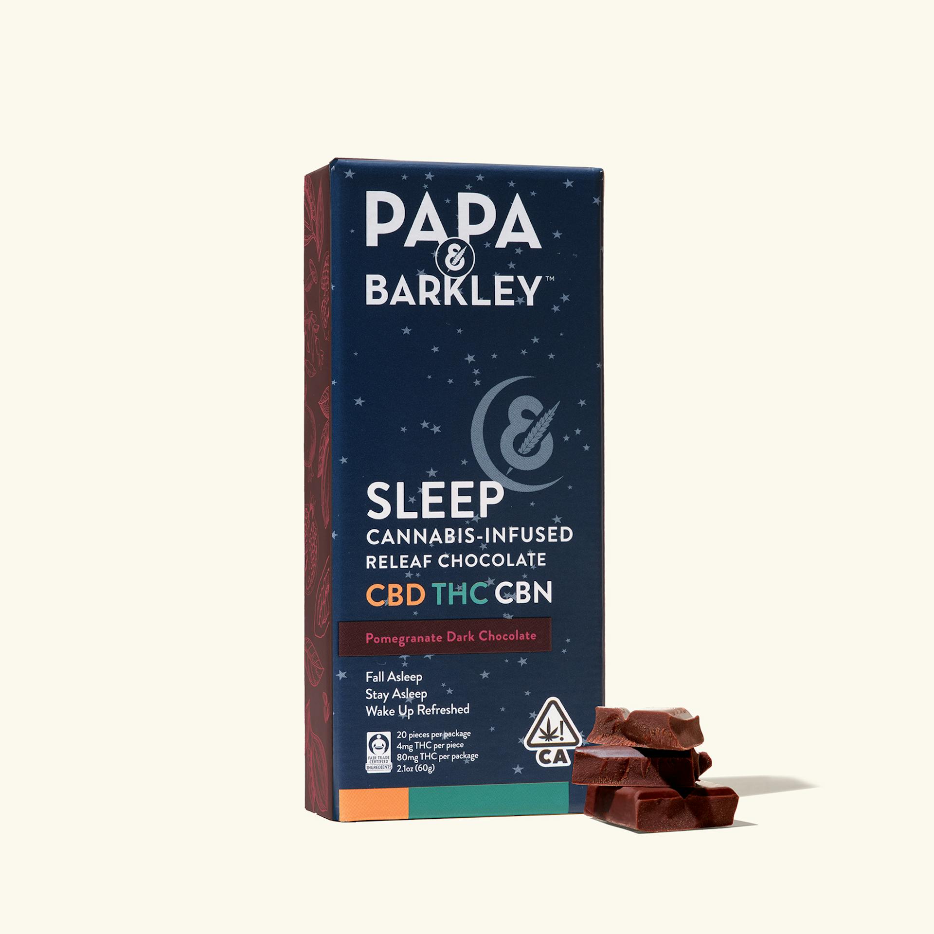 1:1:1 Dark Chocolate - CBD/CBN/THC - Sleepy Indica - Grön Cannabis