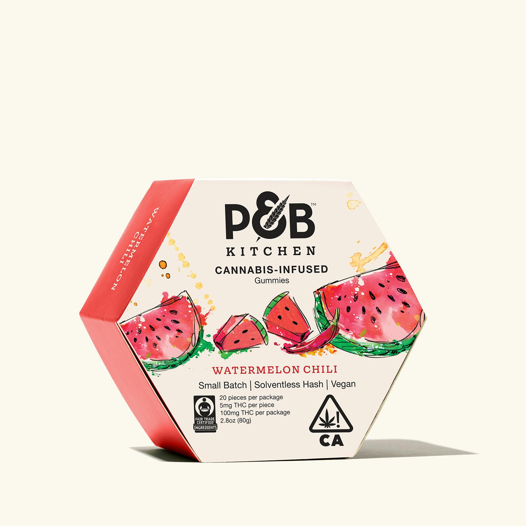 PB Kitchen Watermelon Chili Gummies Box Product Image Cream 01