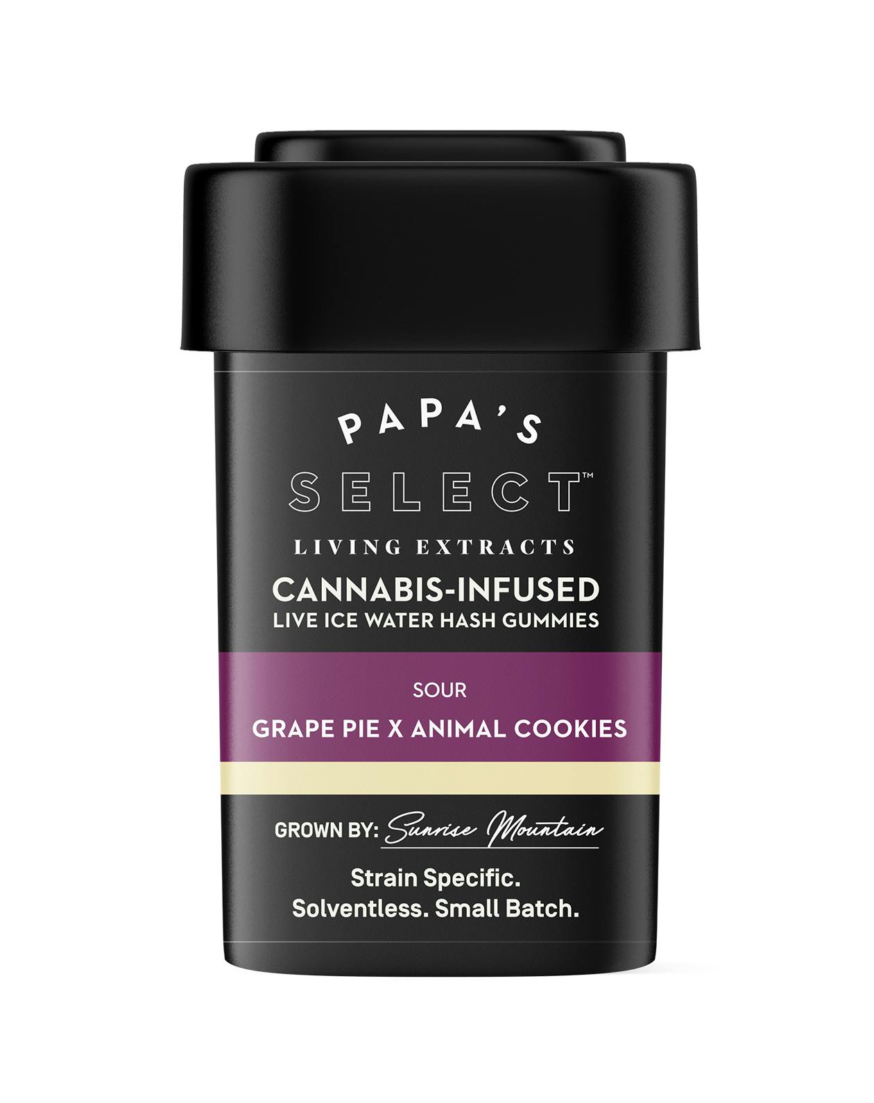 Papas Select Gummy Grape Pie Animal Cookies Sunrise Mountain 420x650px PDP