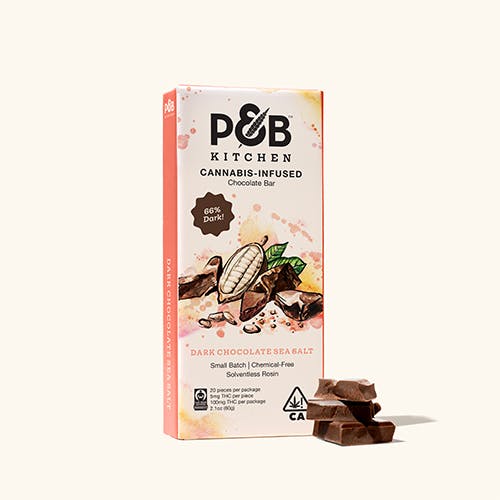 PB Kitchen Dark Chocolate Bar Box Product Image PDP Thumbnail Cream 02