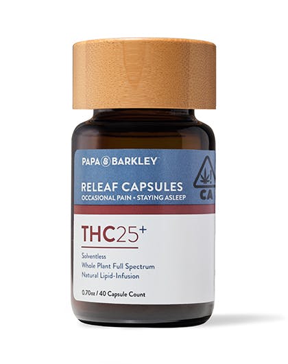 Releaf capsules thc25 40ct 420x530